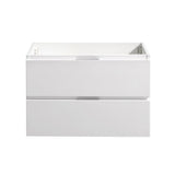 Fresca FCB8330WH Valencia 30" Glossy White Wall Hung Modern Bathroom Cabinet