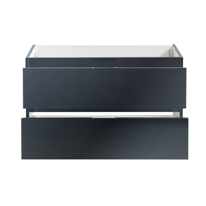 Fresca FCB8336GG Valencia 36" Dark Slate Gray Wall Hung Modern Bathroom Cabinet