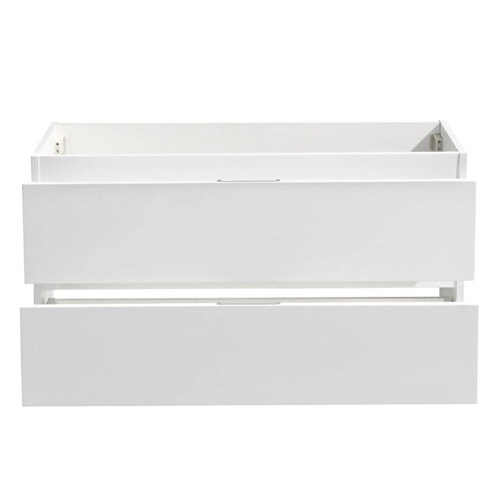 Fresca FCB8342WH Valencia 40" Glossy White Wall Hung Modern Bathroom Cabinet