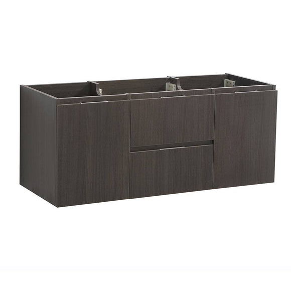 Fresca FCB8348GO Valencia 48" Gray Oak Wall Hung Single Sink Modern Bathroom Cabinet