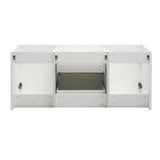 Fresca FCB8348WH-D Valencia 48" Glossy White Wall Hung Double Sink Modern Bathroom Cabinet