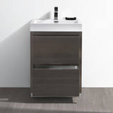 Fresca FCB8424GO-I Valencia 24" Gray Oak Free Standing Modern Bathroom Vanity