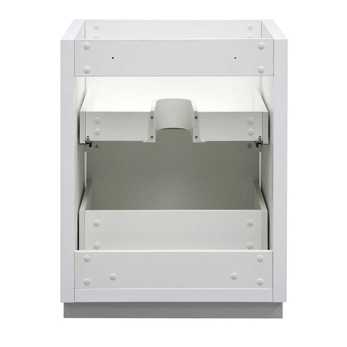 Fresca FCB8424WH Valencia 24" Glossy White Free Standing Modern Bathroom Cabinet