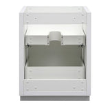 Fresca FCB8424WH Valencia 24" Glossy White Free Standing Modern Bathroom Cabinet