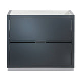 Fresca FCB8436GG Valencia 36" Dark Slate Gray Free Standing Modern Bathroom Cabinet