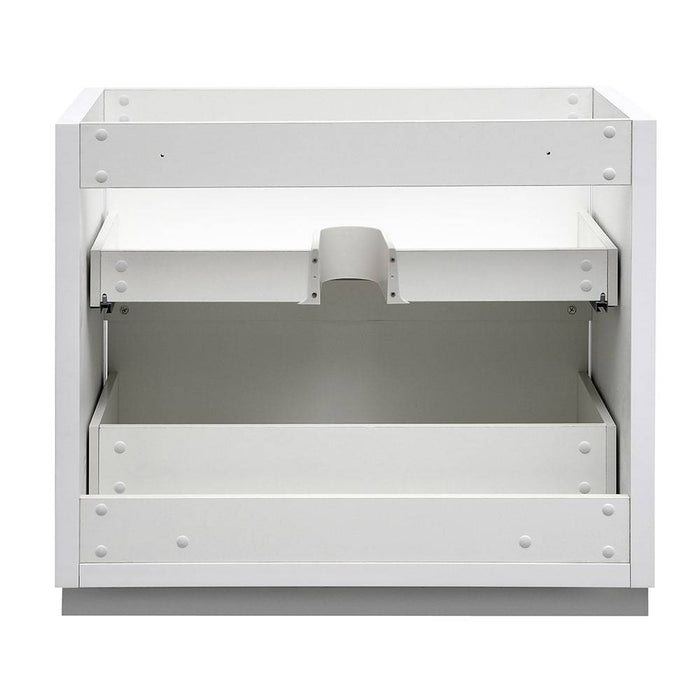 Fresca FCB8436WH Valencia 36" Glossy White Free Standing Modern Bathroom Cabinet