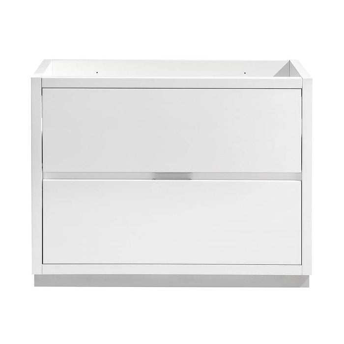 Fresca FCB8442WH Valencia 40" Glossy White Free Standing Modern Bathroom Cabinet
