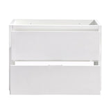 Fresca FCB8442WH Valencia 40" Glossy White Free Standing Modern Bathroom Cabinet