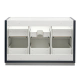 Fresca FCB8448GG Valencia 48" Dark Slate Gray Free Standing Single Sink Modern Bathroom Cabinet