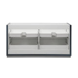 Fresca FCB8460GG-D Valencia 60" Dark Slate Gray Free Standing Double Sink Modern Bathroom Cabinet