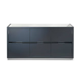 Fresca FCB8460GG Valencia 60" Dark Slate Gray Free Standing Single Sink Modern Bathroom Cabinet