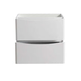 Fresca FCB9132WH Tuscany 32" Glossy White Free Standing Modern Bathroom Cabinet