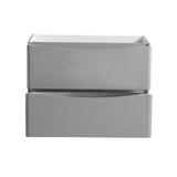 Fresca FCB9140GRG Tuscany 40" Glossy Gray Free Standing Modern Bathroom Cabinet