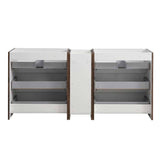 Fresca FCB93-301230RW-D Lazzaro 72" Rosewood Free Standing Double Sink Modern Bathroom Cabinet