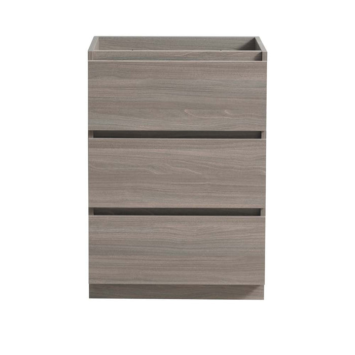 Fresca FCB9324MGO Lazzaro 24" Gray Wood Free Standing Modern Bathroom Cabinet