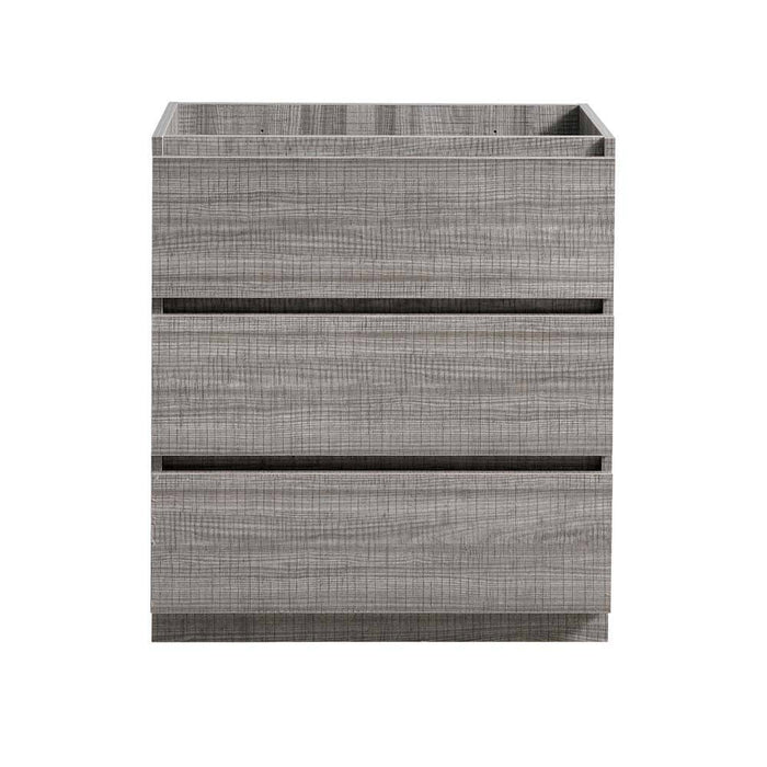 Fresca FCB9330HA Lazzaro 30" Ash Gray Free Standing Modern Bathroom Cabinet