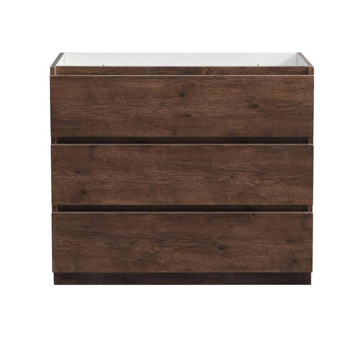 Fresca FCB9342RW Lazzaro 40" Rosewood Free Standing Modern Bathroom Cabinet