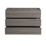 Fresca FCB9348MGO Lazzaro 48" Gray Wood Free Standing Modern Bathroom Cabinet