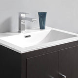 Fresca FCB9424DGO-I Imperia 24" Dark Gray Oak Free Standing Modern Bathroom Cabinet with Integrated Sink