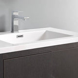 Fresca FCB9430DGO-I Imperia 30" Dark Gray Oak Free Standing Modern Bathroom Cabinet with Integrated Sink