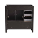 Fresca FCB9436DGO-L Imperia 36" Dark Gray Oak Free Standing Modern Bathroom Cabinet - Left Version