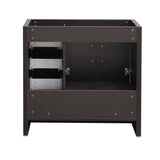 Fresca FCB9436DGO-R Imperia 36" Dark Gray Oak Free Standing Modern Bathroom Cabinet - Right Version