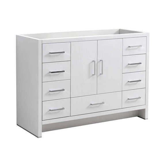 Fresca FCB9448WH Imperia 48" Glossy White Free Standing Modern Bathroom Cabinet