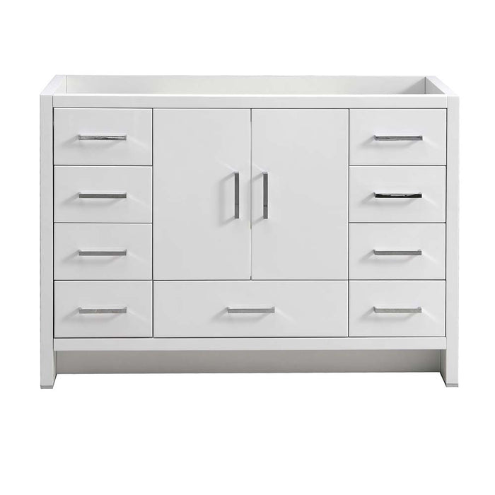 Fresca FCB9448WH Imperia 48" Glossy White Free Standing Modern Bathroom Cabinet