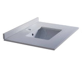 Fresca FCT2030WH-U Oxford 30" White Countertop with Undermount Sink
