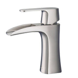 Fresca FFT3071BN Fortore Single Hole Mount Bathroom Faucet in Brushed Nickel