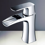 Fresca FFT3071CH Fortore Single Hole Mount Bathroom Vanity Faucet - Chrome