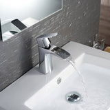 Fresca FFT3071CH Fortore Single Hole Mount Bathroom Vanity Faucet - Chrome