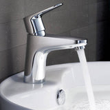 Fresca FFT3811CH Diveria Single Hole Mount Bathroom Vanity Faucet - Chrome