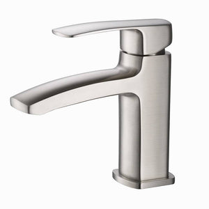 Fresca FFT9161BN Fiora Single Hole Mount Bathroom Faucet in Brushed Nickel