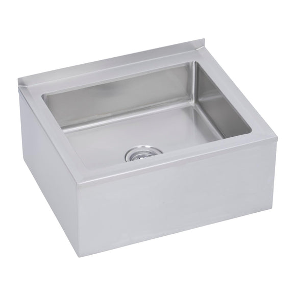 Elkay FLR-2X Standard Mop Sink, 1-Compartment 6" Deep Bowl, 32 (L) X 24 (W) X 10 (H)