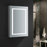 Fresca FMC022436-R Spazio 24" Wide x 36" Tall Bathroom Medicine Cabinet with LED Lighting & Defogger