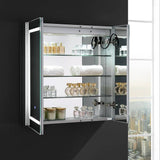 Fresca FMC023030 Spazio 30" Wide x 30" Tall Bathroom Medicine Cabinet with LED Lighting & Defogger