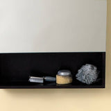 Fresca FMC6124ES 24" Espresso Bathroom Medicine Cabinet with Small Bottom Shelf
