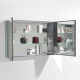 Fresca FMC8010 40" Wide x 26" Tall Bathroom Medicine Cabinet with Mirrors
