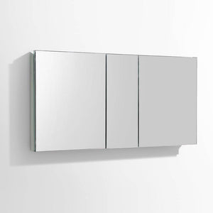 Fresca FMC8013 50" Wide x 26" Tall Bathroom Medicine Cabinet with Mirrors