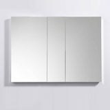 Fresca FMC8014 50" Wide x 36" Tall Bathroom Medicine Cabinet with Mirrors