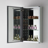 Fresca FMC8015 15" Wide x 26" Tall Bathroom Medicine Cabinet with Mirrors