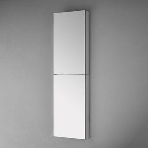 Fresca FMC8030 15" Wide x 52" Tall Bathroom Medicine Cabinet with Mirrors