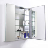 Fresca FMC8091 30" Wide x 36" Tall Bathroom Medicine Cabinet with Mirrors