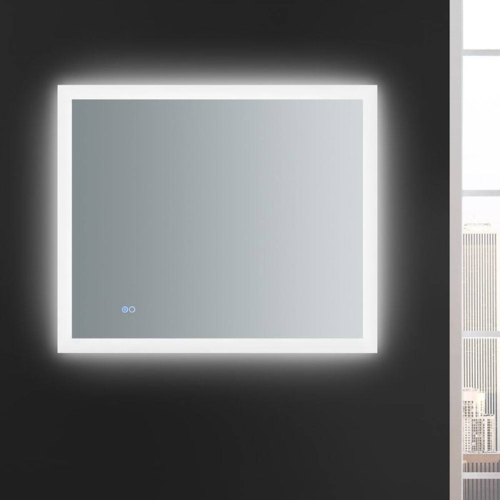Fresca FMR013630 Angelo 36" Wide x 30" Tall Bathroom Mirror with LED Lighting