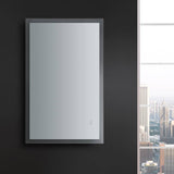 Fresca FMR014830 Angelo 48" Wide x 30" Tall Bathroom Mirror with LED Lighting