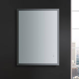 Fresca FMR014836 Angelo 48" Wide x 36" Tall Bathroom Mirror with Halo Style LED Lighting and Defogger