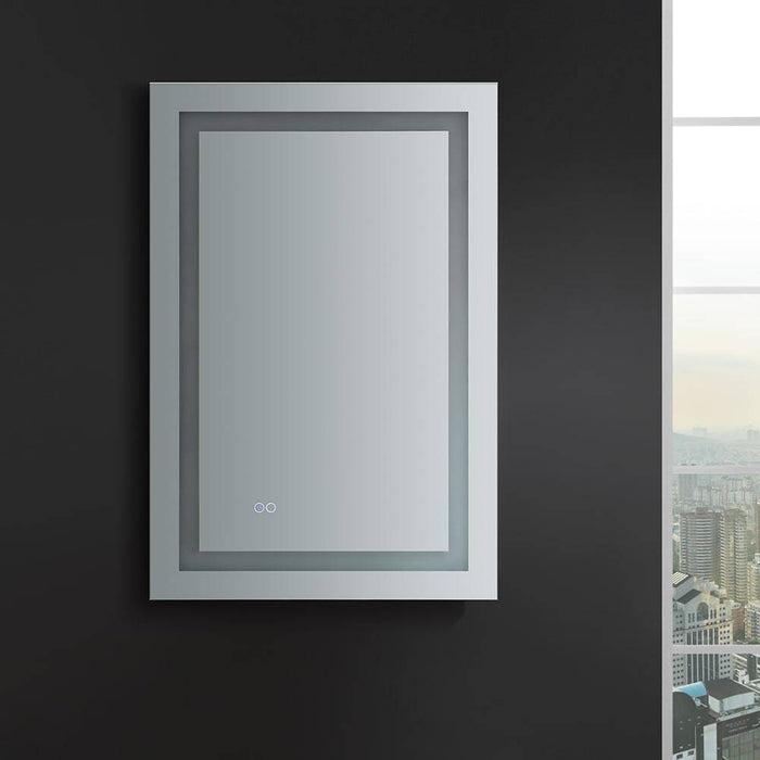 Fresca FMR022436 Santo 24" Wide x 36" Tall Bathroom Mirror with LED Lighting