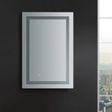 Fresca FMR022436 Santo 24" Wide x 36" Tall Bathroom Mirror with LED Lighting