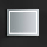Fresca FMR023630 Santo 36" Wide x 30" Tall Bathroom Mirror with LED Lighting and Defogger